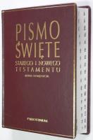 Biblia Tysiąclecia - opr. skórzana z nacięciami. Autor:   Praca zbiorowa. SmakLiter.pl Okładka książki Biblia Tysiąclecia - opr. skórzana z nacięciami
