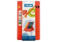 Opakowanie Kredki trójkątne Flexi Box 12 kolorów MILAN