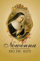 Okładka książki Nowenna do św. Rity