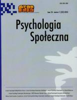 Opakowanie Psychologia społeczna 1/2015
