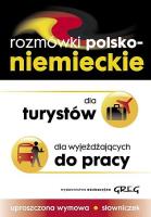 Rozmówki polsko-niemieckie GREG. Autor: Golis Adrian, Golis Kamil, Lohn Anna. SmakLiter.pl Okładka książki Rozmówki polsko-niemieckie GREG