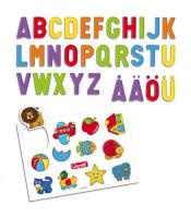 Tablica magnetyczna dwustronna premium duże litery, cyfry kształty. Wydawca: Quercetti. SmakLiter.pl Opakowanie Tablica magnetyczna dwustronna premium duże litery, cyfry kształty