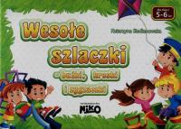 Wesołe szlaczki buźki, kreski i zygzaczki. Autor: Katarzyna Siedlanowska. SmakLiter.pl Okładka książki Wesołe szlaczki buźki, kreski i zygzaczki