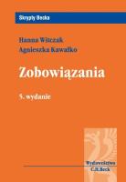 Zobowiązania. Autor: Kawałko Agnieszka, Witczak Hanna. SmakLiter.pl Okładka książki Zobowiązania