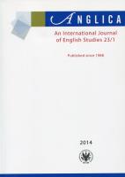 Opakowanie Anglica An International Journal of English Studies 23/1