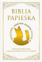 Biblia Papieska - Biblia M. Autor: ks. bp. Romaniuk Kazimierz. SmakLiter.pl Okładka książki Biblia Papieska - Biblia M