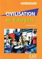 Okładka książki Civilisation en dialogues niveau intermediare kaiążka + CD audio