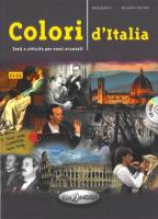Colori d'italia książka + płyta CD audio. Autor: Quadrini Paola. Zannirato Alessandro. SmakLiter.pl Okładka książki Colori d'italia książka + płyta CD audio