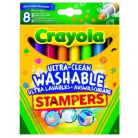 Crayola Flamastry ministempelki 8 sztuk. Wydawca: Crayola. SmakLiter.pl Opakowanie Crayola Flamastry ministempelki 8 sztuk