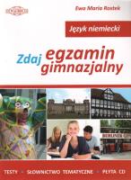Deutsch. Zdaj egzamin gimnazjalny WAGROS. Autor: Ewa Maria Rostek. SmakLiter.pl Okładka książki Deutsch. Zdaj egzamin gimnazjalny WAGROS