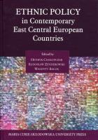 Ethnic Policy in Contemporary East Central European Countries. Autor: red. Henryk Chałupczak, Walenty Baluk (red.). SmakLiter.pl Okładka książki Ethnic Policy in Contemporary East Central European Countries