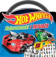 Okładka książki Hot Wheels kolorowanki i tatuaże 1