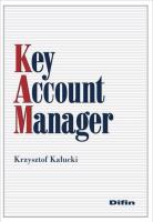 Key Account Manager. Autor: Krzysztof Kałucki. SmakLiter.pl Okładka książki Key Account Manager