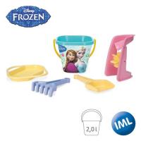 Komplet do piasku 5 elementów Kraina lodu. Wydawca: Wader. SmakLiter.pl Opakowanie Komplet do piasku 5 elementów Kraina lodu