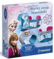 Kraina Lodu - Stwórz swoje bransoletki. Autor: Kraina Lodu. SmakLiter.pl Okładka książki Kraina Lodu - Stwórz swoje bransoletki