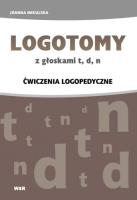 Okładka książki LOGOTOMY z głoskami T, D, N