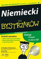 Niemiecki dla bystrzaków. Wydanie II. Autor: Christensen Paulina, Fox Anne, Foster Wendy. SmakLiter.pl Okładka książki Niemiecki dla bystrzaków. Wydanie II
