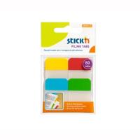 Przekładki indeksujące przezroczyste, 4 kolory. Autor: Stickn. SmakLiter.pl Okładka książki Przekładki indeksujące przezroczyste, 4 kolory