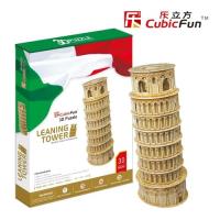 PUZZLE 3D KRZYWA WIEZA W PIZIE BPZ-CUBIC. Autor: 306-21053. SmakLiter.pl Okładka książki PUZZLE 3D KRZYWA WIEZA W PIZIE BPZ-CUBIC
