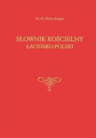 Okładka książki Słownik kościelny łacińsko-polski