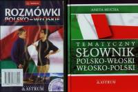 Słownik tematyczny polsko-włoski włosko-polski + CD. Autor: Mucha Aneta. SmakLiter.pl Okładka książki Słownik tematyczny polsko-włoski włosko-polski + CD