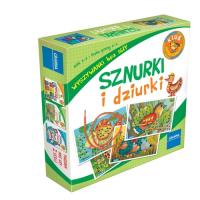 Sznurki i dziurki. Wydawca: Granna. SmakLiter.pl Opakowanie Sznurki i dziurki