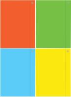 Opakowanie Teczka z gumką A4+Fluo (10szt)