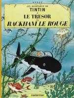 Okładka książki Tintin Le Tresor de Rackham le rouge