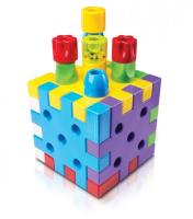 Opakowanie Układanka Qubo pierwsze klocki 19 elementów