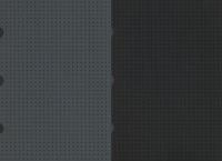 Opakowanie Zeszyt A5 Paper-oh Cahier Circulo gładki 40 kartek Black on Grey / Grey on Black