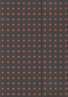 Opakowanie Zeszyt B6 Paper-oh Quadro gładki 56 kartek Grey on Orange