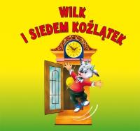 Biblioteczka niedźwiadka. Wilk i siedem koźlątek (OT). Autor: Anna i Lech Stefaniakowie (ilustr.). SmakLiter.pl Okładka książki Biblioteczka niedźwiadka. Wilk i siedem koźlątek (OT)