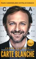Carte Blanche. Autor: Lusiński Jacek. SmakLiter.pl Okładka książki Carte Blanche