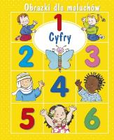 Cyfry. Obrazki dla maluchów. Autor: Nathalie Belineau. SmakLiter.pl Okładka książki Cyfry. Obrazki dla maluchów