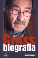 Grass Biografia. Autor: Honsza Robert. SmakLiter.pl Okładka książki Grass Biografia