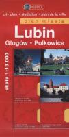Lubin. Plan miasta w skali 1:13 000. Europilot. Autor: Opracowanie zbiorowe. SmakLiter.pl Okładka książki Lubin. Plan miasta w skali 1:13 000. Europilot