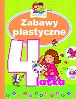 Mali geniusze - Zabawy plastyczne 4-latka. Autor: Lekan Elżbieta. SmakLiter.pl Okładka książki Mali geniusze - Zabawy plastyczne 4-latka