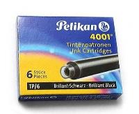 Naboje krótkie TP/6 czarne. Wydawca: Pelikan. SmakLiter.pl Opakowanie Naboje krótkie TP/6 czarne