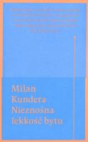 Okładka książki Nieznośna lekkość bytu
