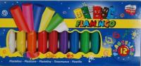 Opakowanie Plastelina flamingo 12 kolorów