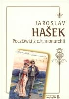 Pocztówki z c.k. monarchii. Autor: Hasek Jaroslav. SmakLiter.pl Okładka książki Pocztówki z c.k. monarchii