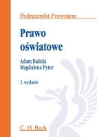Prawo oświatowe. Autor: Balicki Adam, Pyter Magdalena. SmakLiter.pl Okładka książki Prawo oświatowe