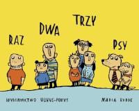 Raz dwa trzy psy. Autor: Budde Nadia. SmakLiter.pl Okładka książki Raz dwa trzy psy