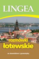 Rozmówki łotewskie ze słownikiem i gramatyką. Autor: Opracowanie zbiorowe. SmakLiter.pl Okładka książki Rozmówki łotewskie ze słownikiem i gramatyką