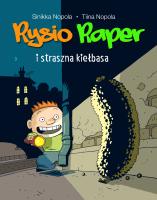 Rysio Raper i straszna kiełbasa. Autor: Sinikka Nopola, Nopola Tiina. SmakLiter.pl Okładka książki Rysio Raper i straszna kiełbasa