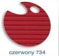 Opakowanie Tektura falista 50x70 cm czerwona rolka MONA