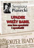 Upadek wieży Babel i inne opowiadania oraz opowiastki. Autor: Piasecki Sergiusz. SmakLiter.pl Okładka książki Upadek wieży Babel i inne opowiadania oraz opowiastki