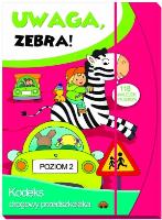 Uwaga zebra! Poziom 2 Kodeks drogowy.... Autor: Lekan Elżbieta. SmakLiter.pl Okładka książki Uwaga zebra! Poziom 2 Kodeks drogowy...