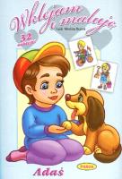 Wklejam i maluję - Adaś. Autor: Il. Mariola Budek. SmakLiter.pl Okładka książki Wklejam i maluję - Adaś