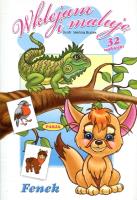Wklejam i maluję - Fenek. Autor: Il. Mariola Budek. SmakLiter.pl Okładka książki Wklejam i maluję - Fenek